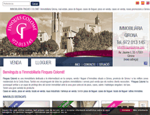 Tablet Screenshot of finquescolome.com